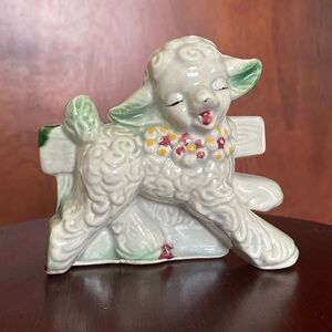 MCM Shawnee Vintage Ceramic Lamb Planter